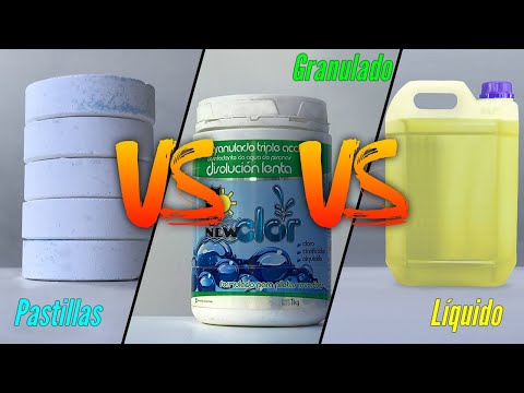 Cloro líquido vs pastillas: ¿Cuál es mejor?